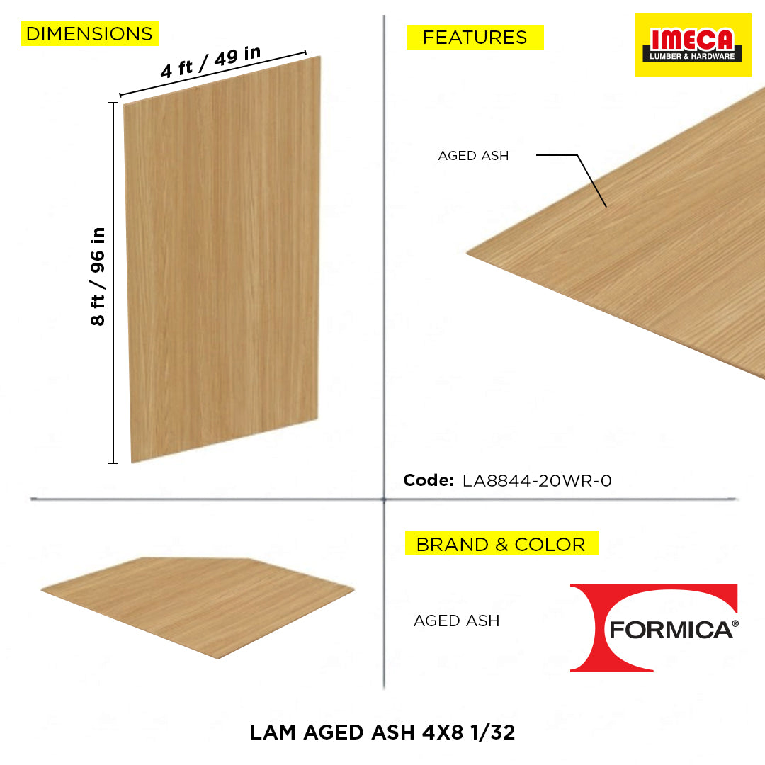 Blueprint LA8844-20WR-0 con logo Formica