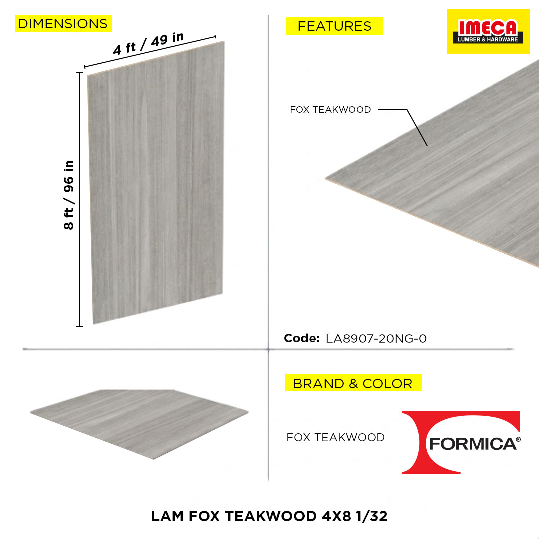 Blueprint LA8907-20NG-0 con logo Formica