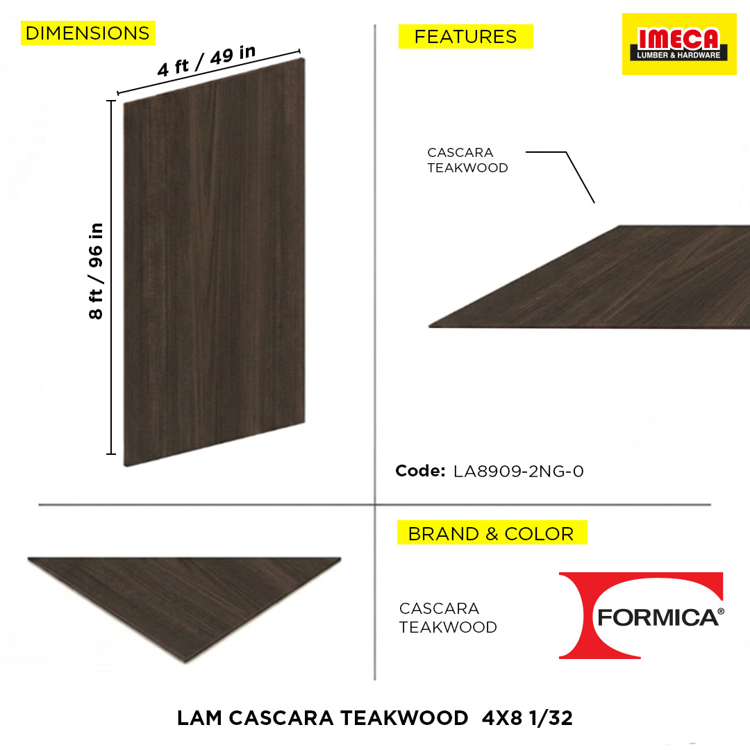Blueprint LA8909-2NG-0 con logo Formica