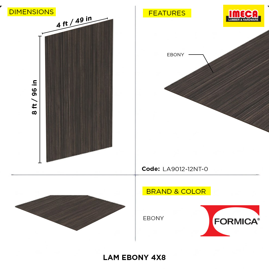 Blueprint LA9012-12NT-0 con logo Formica