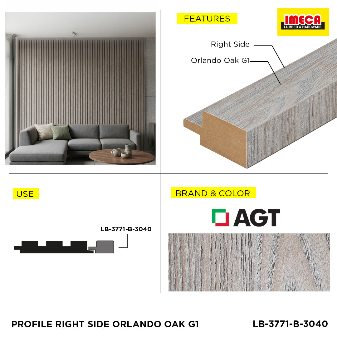 PROFILE RIGHT SIDE ORLANDO  OAK G1