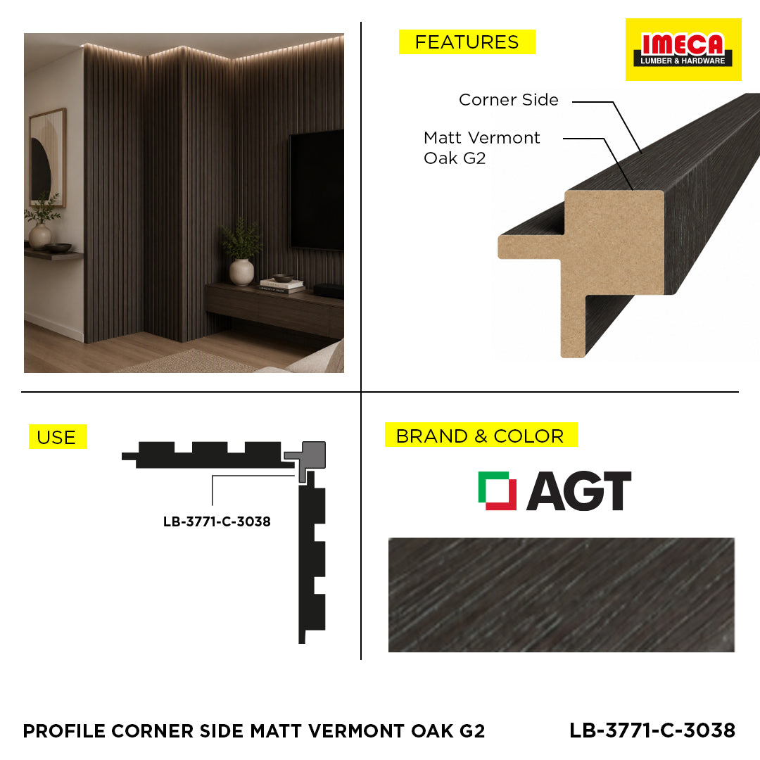 PROFILE CORNER SIDE MATT VERMONT OAK G2