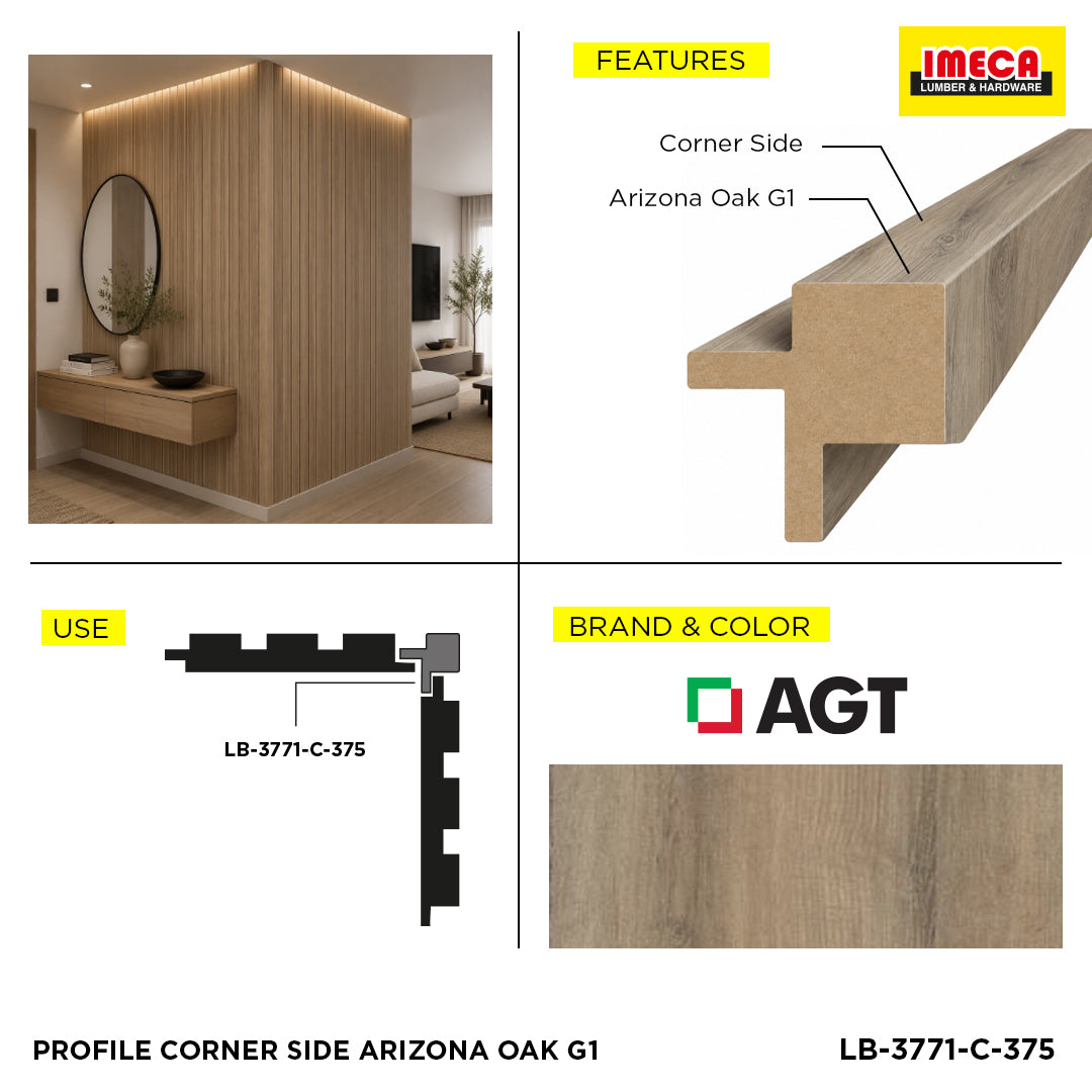 PROFILE CORNER SIDE ARIZONA OAK G1