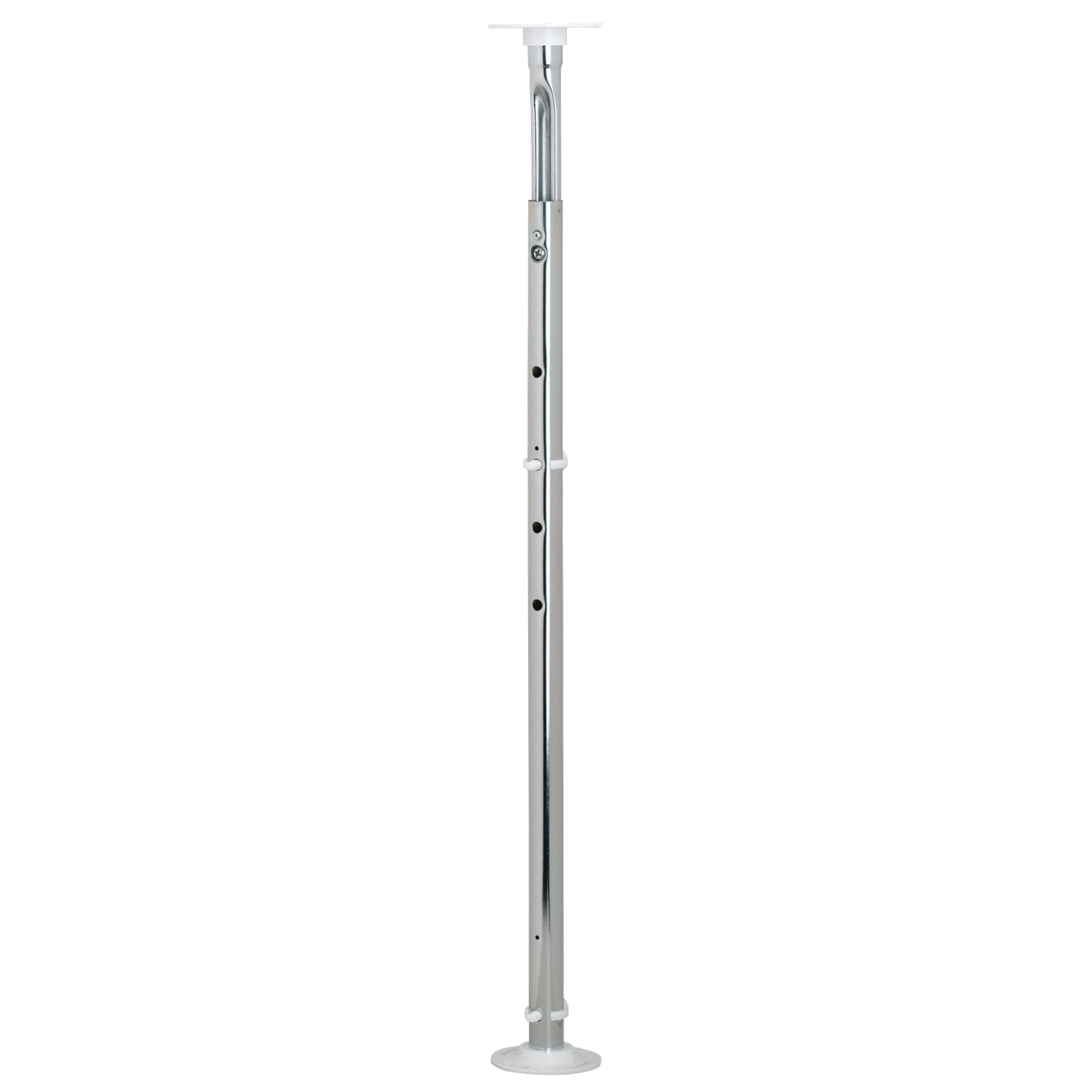 18 in White Polymer Full Circle Lazy Susans 2-Shelf White  18 in (457 mm) W x 18 in (457 mm) D x 4.5 in (114 mm) H