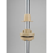 18 in Banded Wood Full Circle Lazy Susans 2-Shelf Natural  18 in (457 mm) W x 18 in (457 mm) D x 19.75 in (502 mm) H