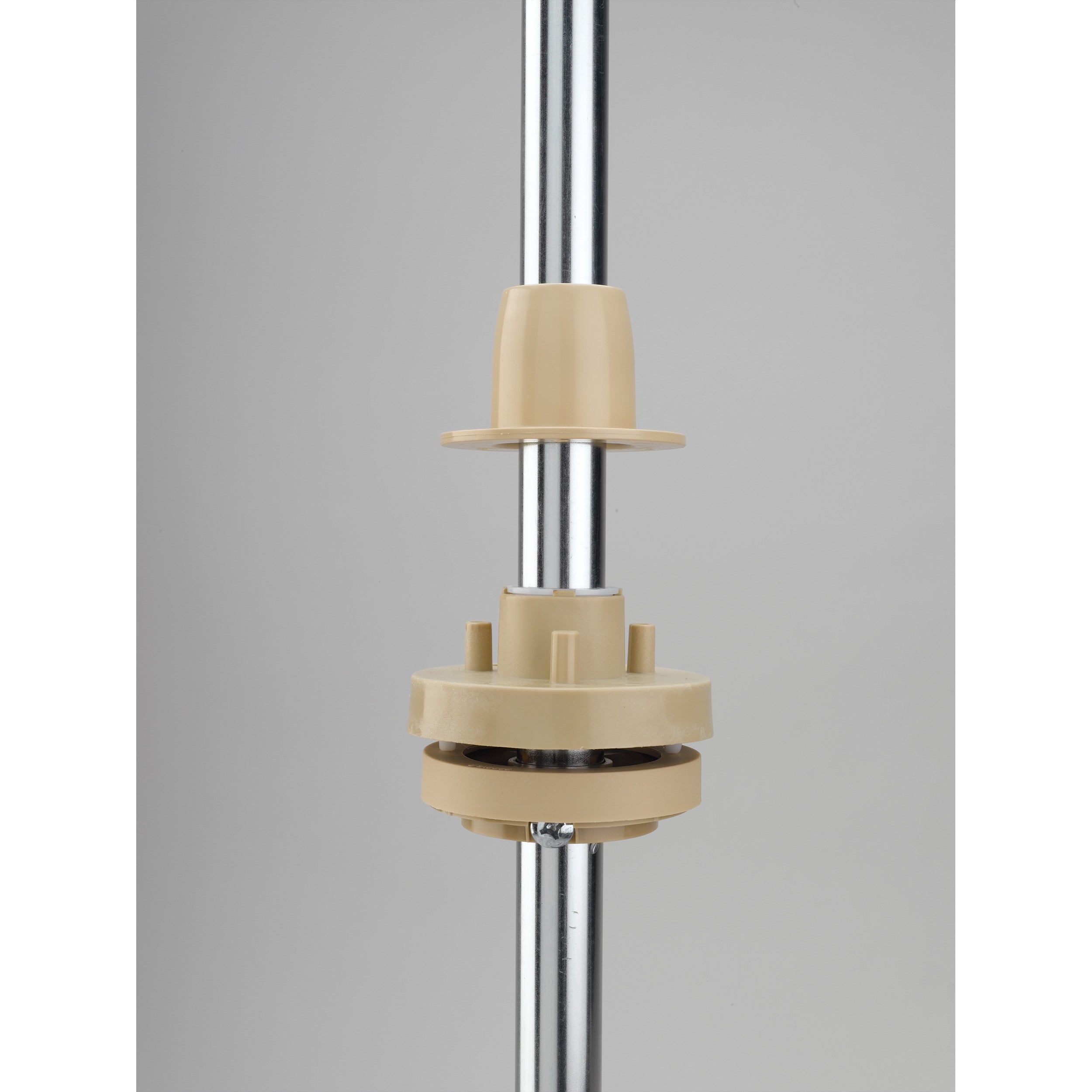 18 in Banded Wood Full Circle Lazy Susans 3-Shelf Natural  18 in (457 mm) W x 18 in (457 mm) D x 38 in (965 mm) H