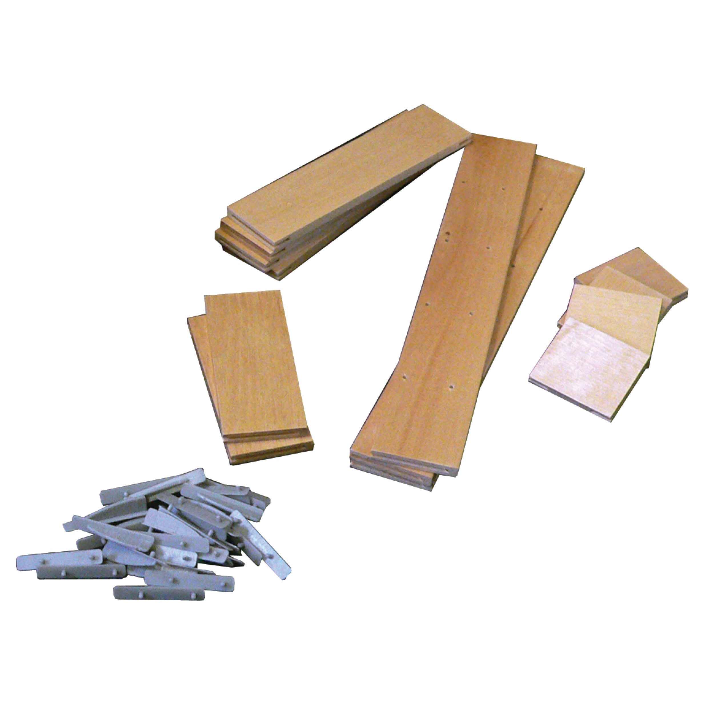 Wood Drawer Organizer Kit 15 (9-7/8" W, 19-1/8" D, 2-1/2" H)