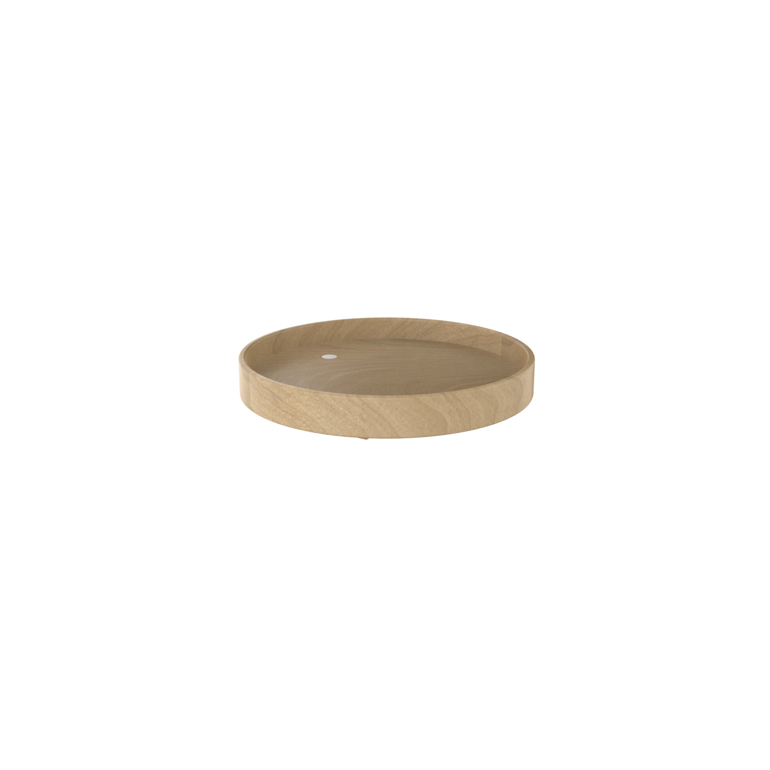 18 in Natural Wood Full Circle Lazy Susan Natural  18 in (457 mm) W x 18 in (457 mm) D x 3.78 in (96 mm) H