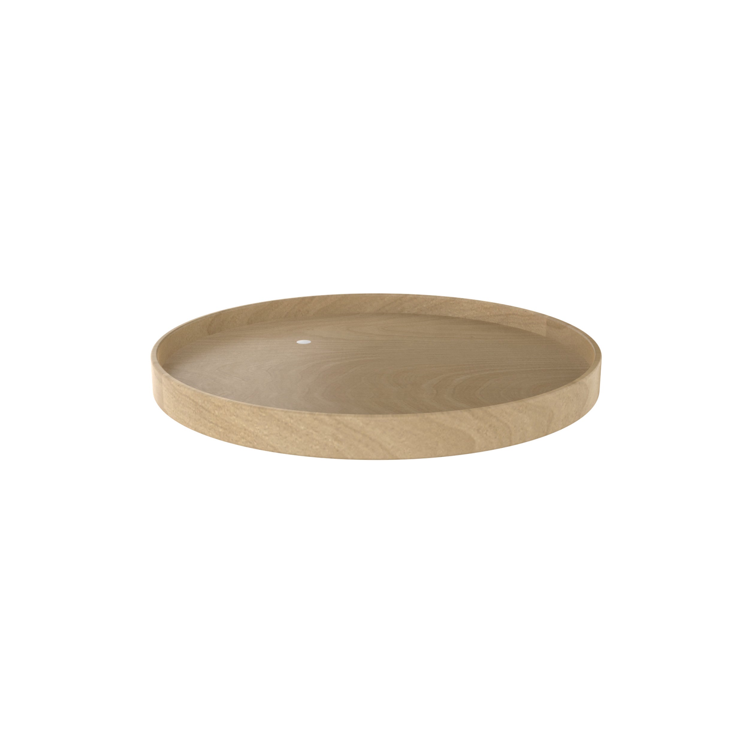 28 in Natural Wood Full Circle Shelf Only Natural  28 in (711 mm) W x 28 in (711 mm) D x 3.78 in (96 mm) H