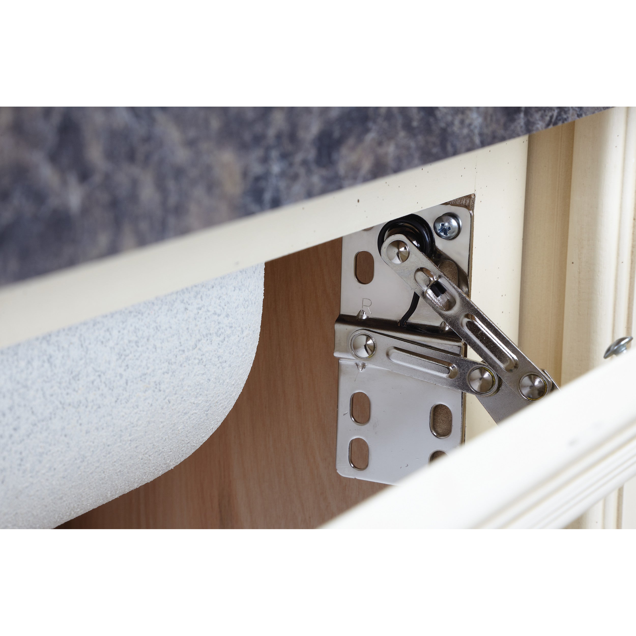 14 in Almond Polymer LD Tip-Out Accessory Tray Almond  14 in (356 mm) W x 2.13 in (54 mm) D x 3.81 in (97 mm) H
