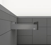 DRAWER BOX KIT BLUM LEGRABOX M HEIGHT (3-9/16") 18" LENGTH - ORION GRAY