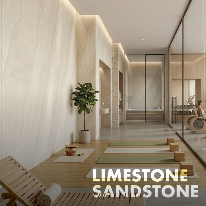 FLEXIBLE WALL PANEL SANDSTONE LIMESTONE 48X96" 2.8MM