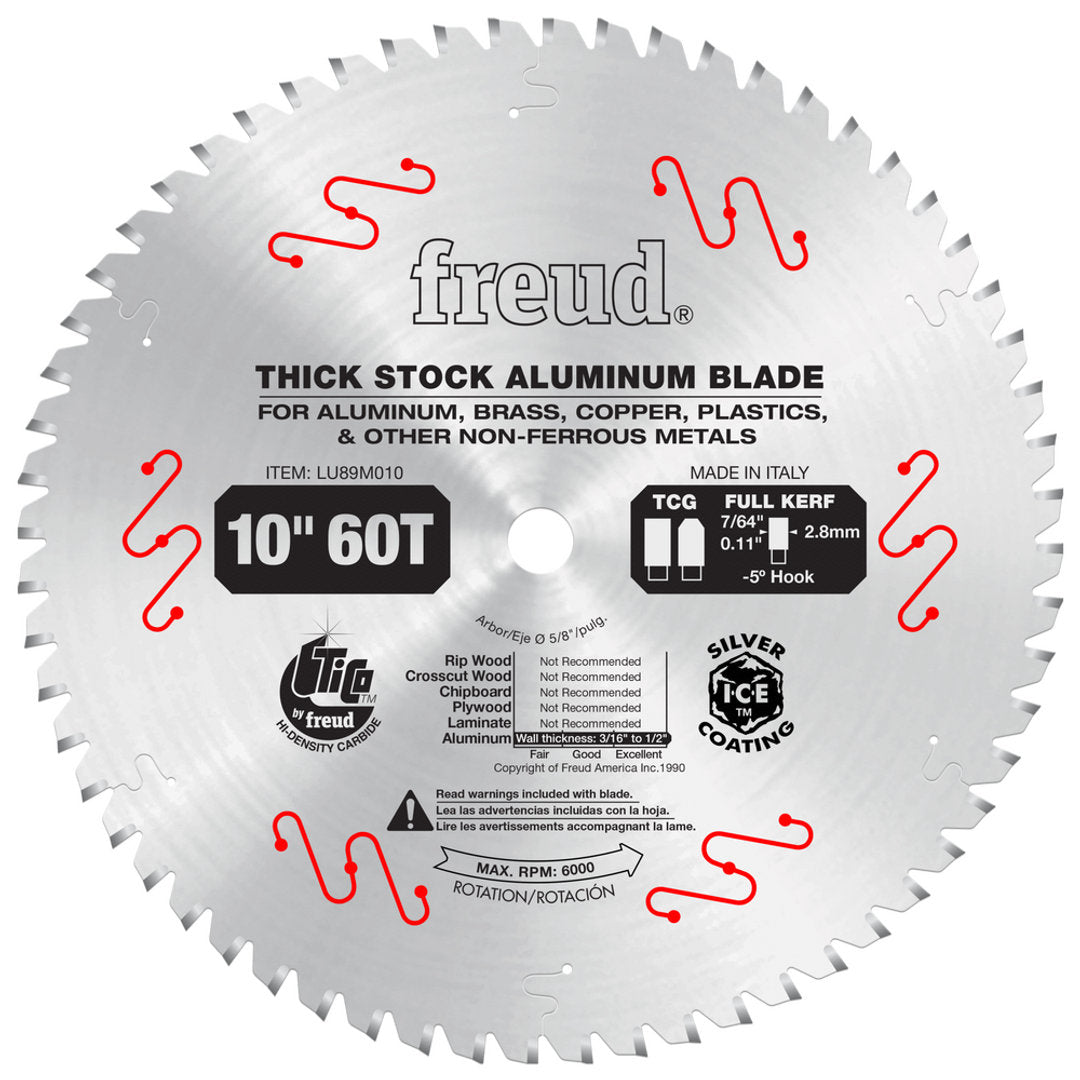 Thick Stock Aluminum Metal Blade