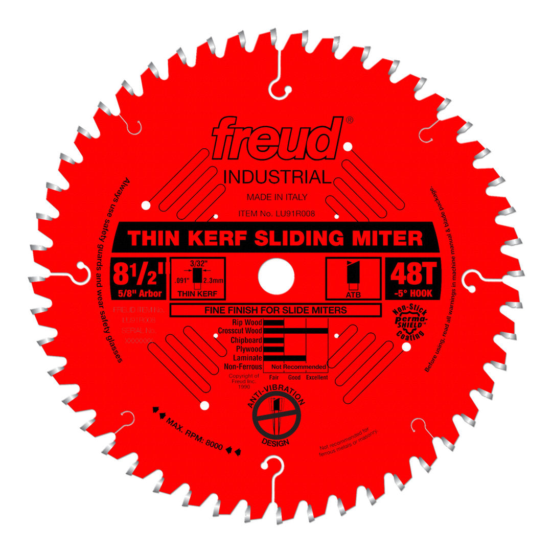 Thin Kerf Sliding Compound Miter Saw Blade