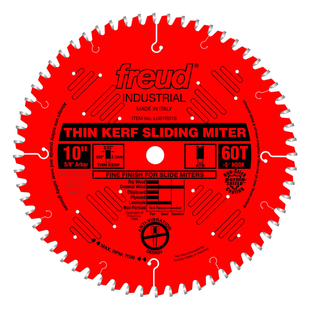 Thin Kerf Sliding Compound Miter Saw Blade
