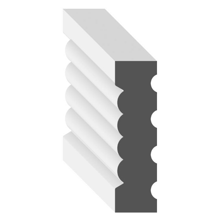 PRIMED FLUTE CASING 11/6" x 2-1/4" - 17FT