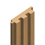 WOOD PANEL MATT TEAK-248 5"x108" 18MM 3.5 SqFT  G1