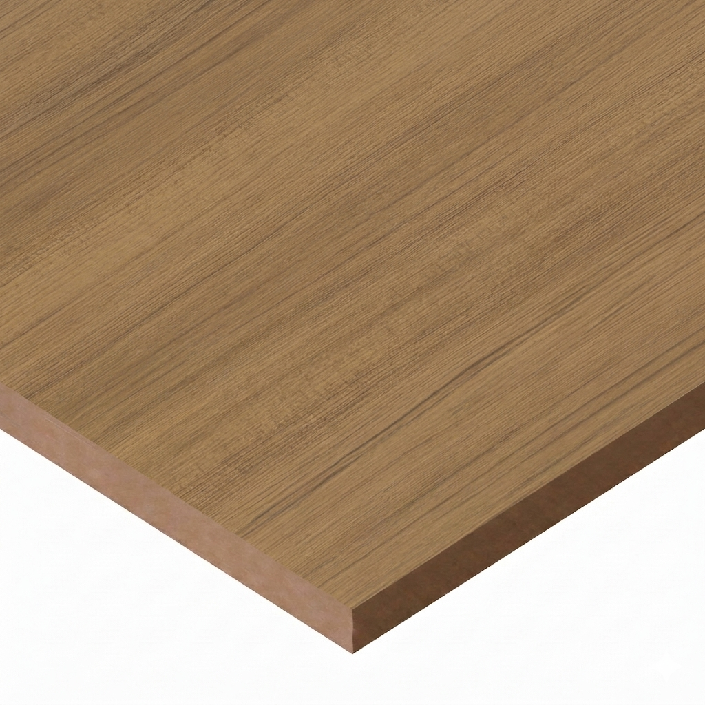 MDF Teak 3/4 4x9 2 sides
