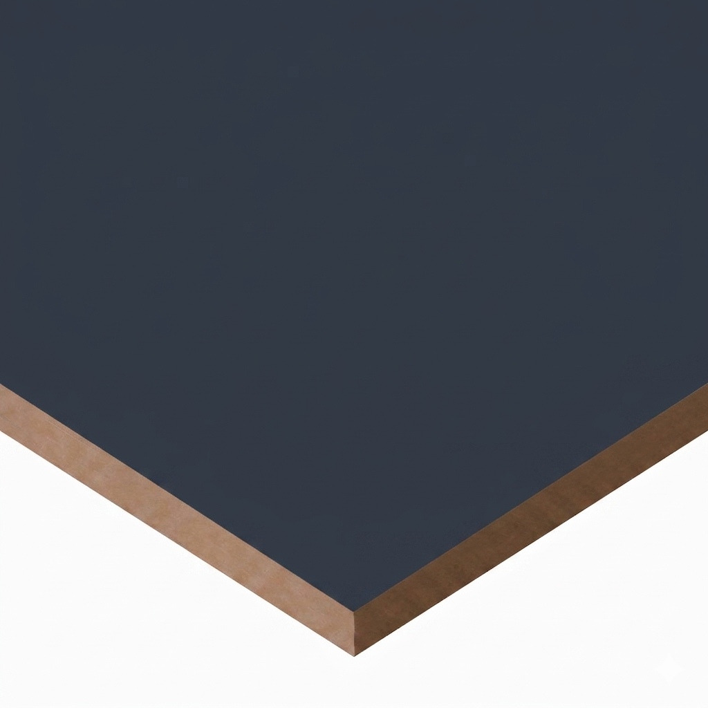 MDF Deep Blue 3/4 4x9 2 sides