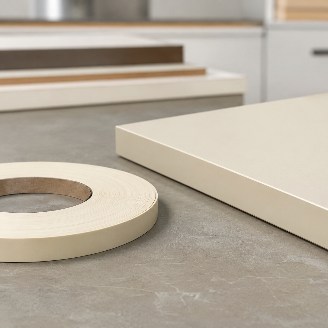 PVC Edge Cream Matte 7/8" x 492' 0.8mm
