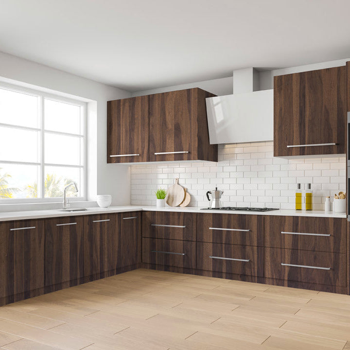 MDF Smoked Walnut 2 Sides 4X9 19MM SHINNOKI
