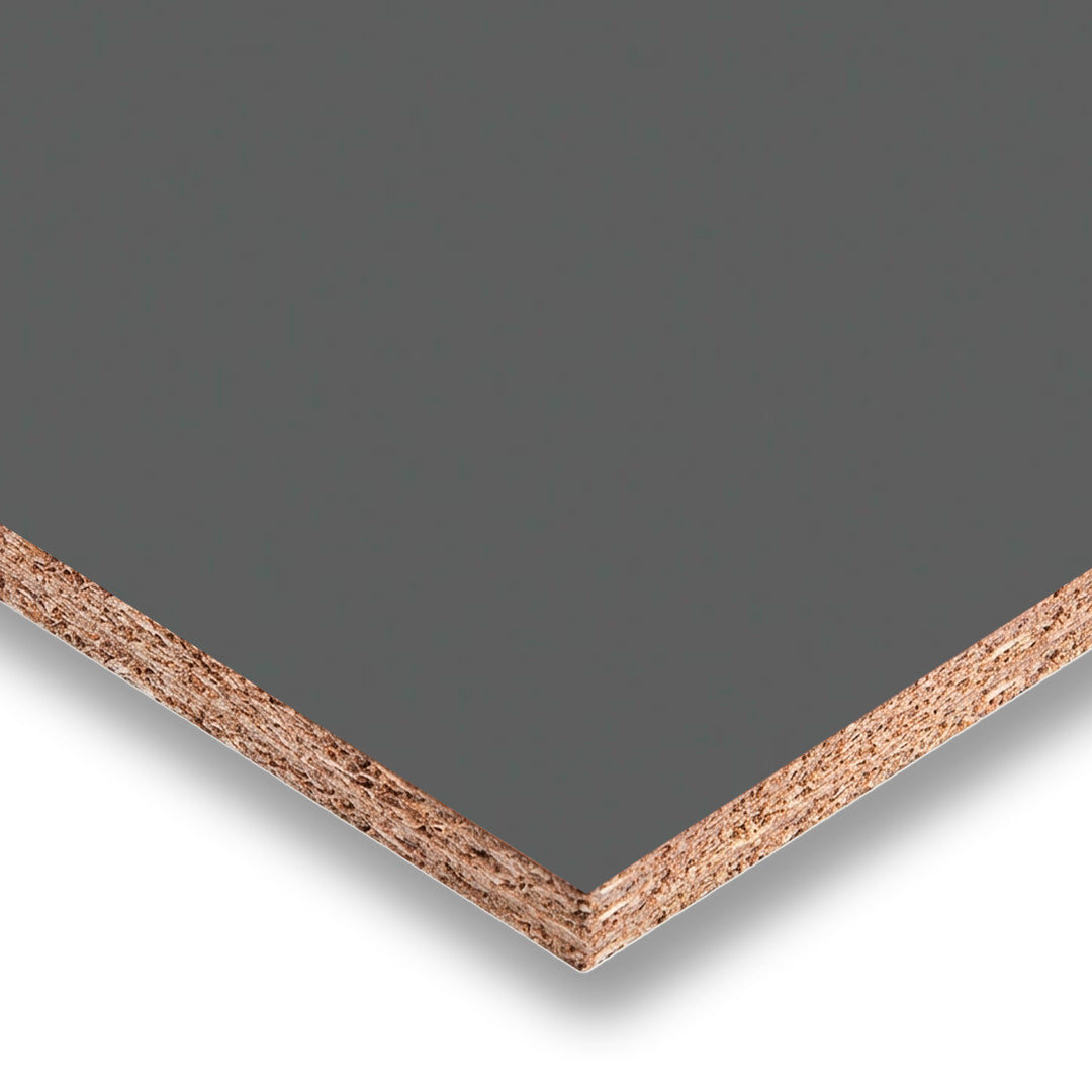 MELAMINE GRIS PLOMO MATTE 5/8 4X8 (Fantasia)