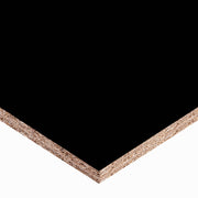 MELAMINE BLACK 3/4 4X8 18MM