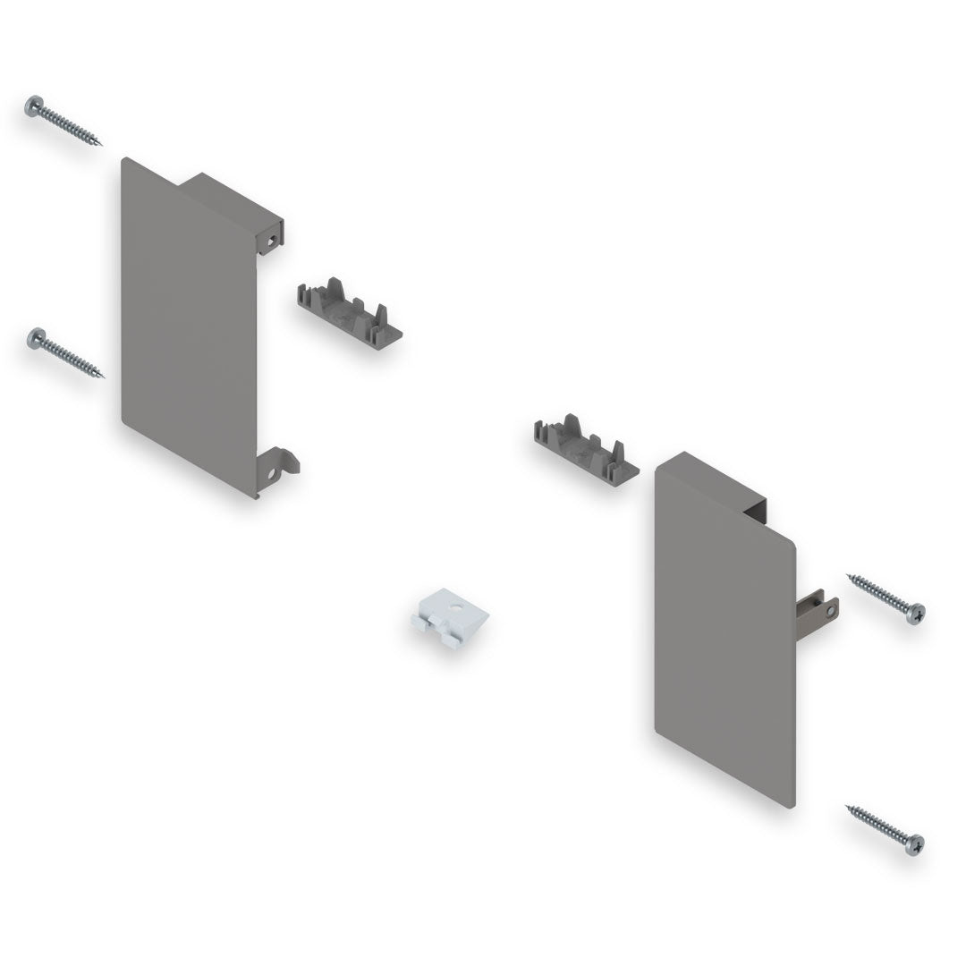 MERIVOBOX-45X front fixing bracket, height M, for interior drawer, right+left
