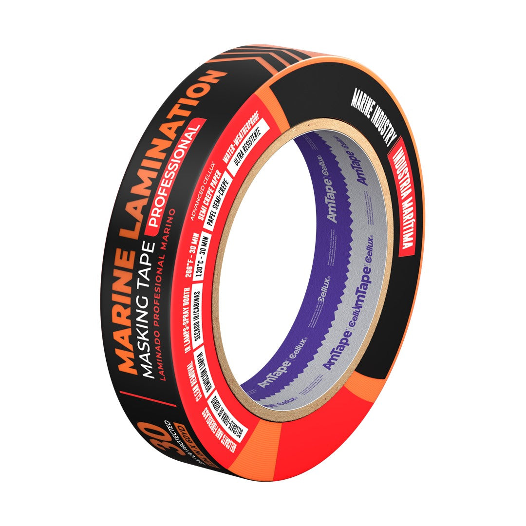 AmTape Marine Lamination Masking Tape Orange