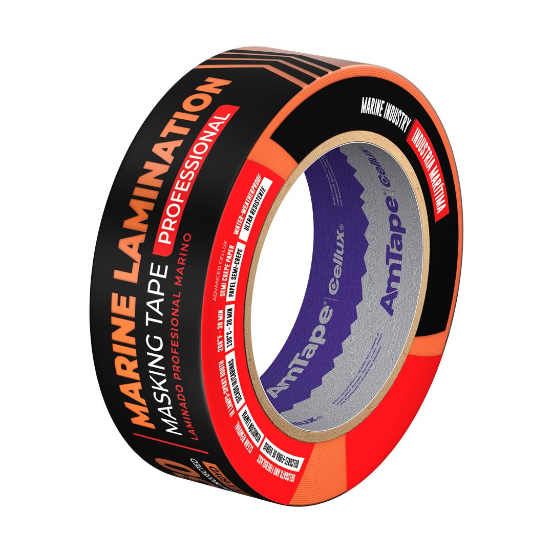 AmTape Marine Lamination Masking Tape Orange