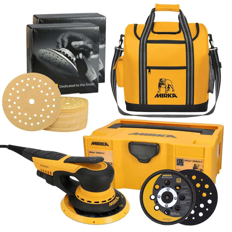 DEROS 6" Get Free Gold, Backup Pad, Coolerbag