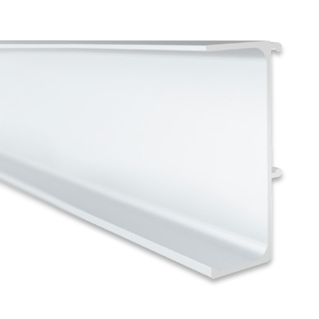GOLA G38 VOLPATO PROFILE FOR HORIZONTAL AND VERTICAL APPLICATIONS 13.75' L X 1.89" H X 0.62" D MATT WHITE