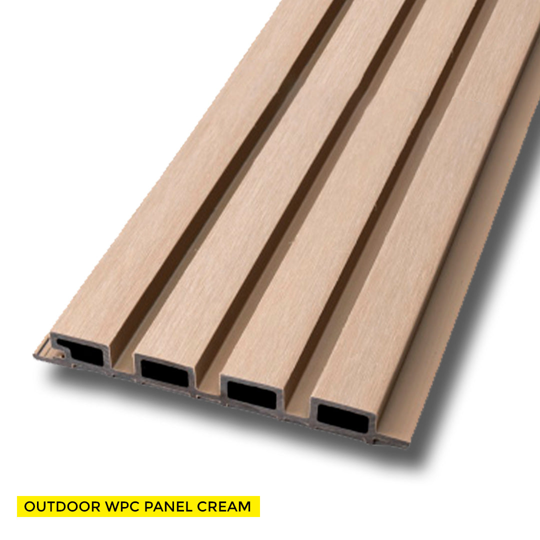 OUTDOOR WPC PANEL CREAM 8.62'' X 114.17''