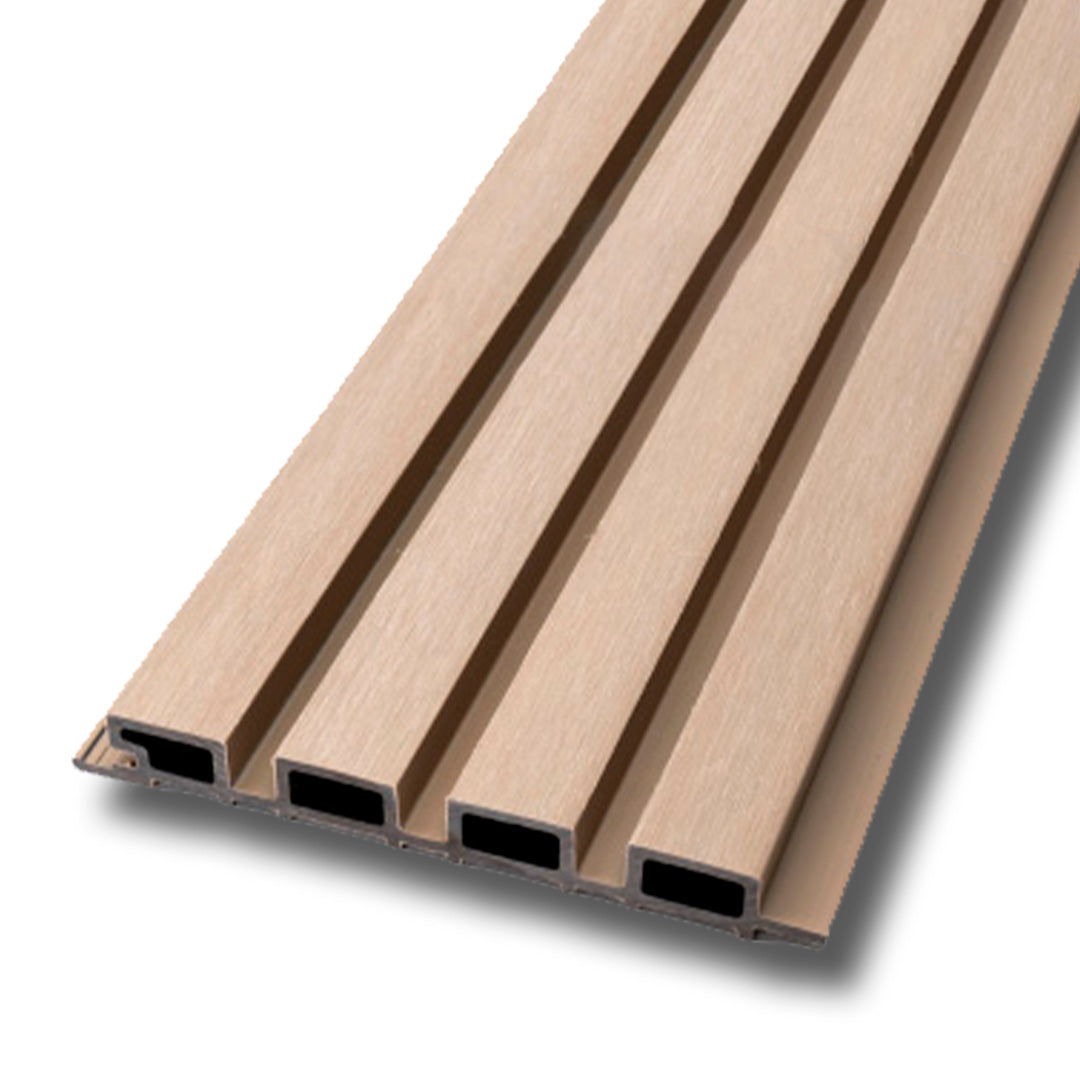 OUTDOOR WPC PANEL BLACK + CREAM 8.62'' X 114.17''