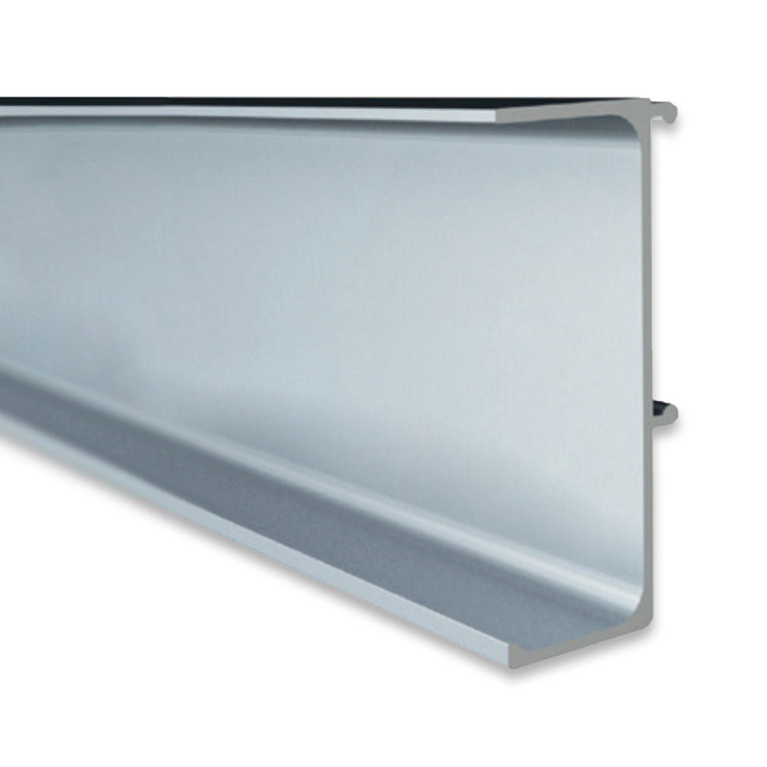 GOLA G38 VOLPATO PROFILE FOR HORIZONTAL AND VERTICAL APPLICATIONS 13.75' L X 1.89" H X 0.62" D NATURAL ANODIZED BRUSHED