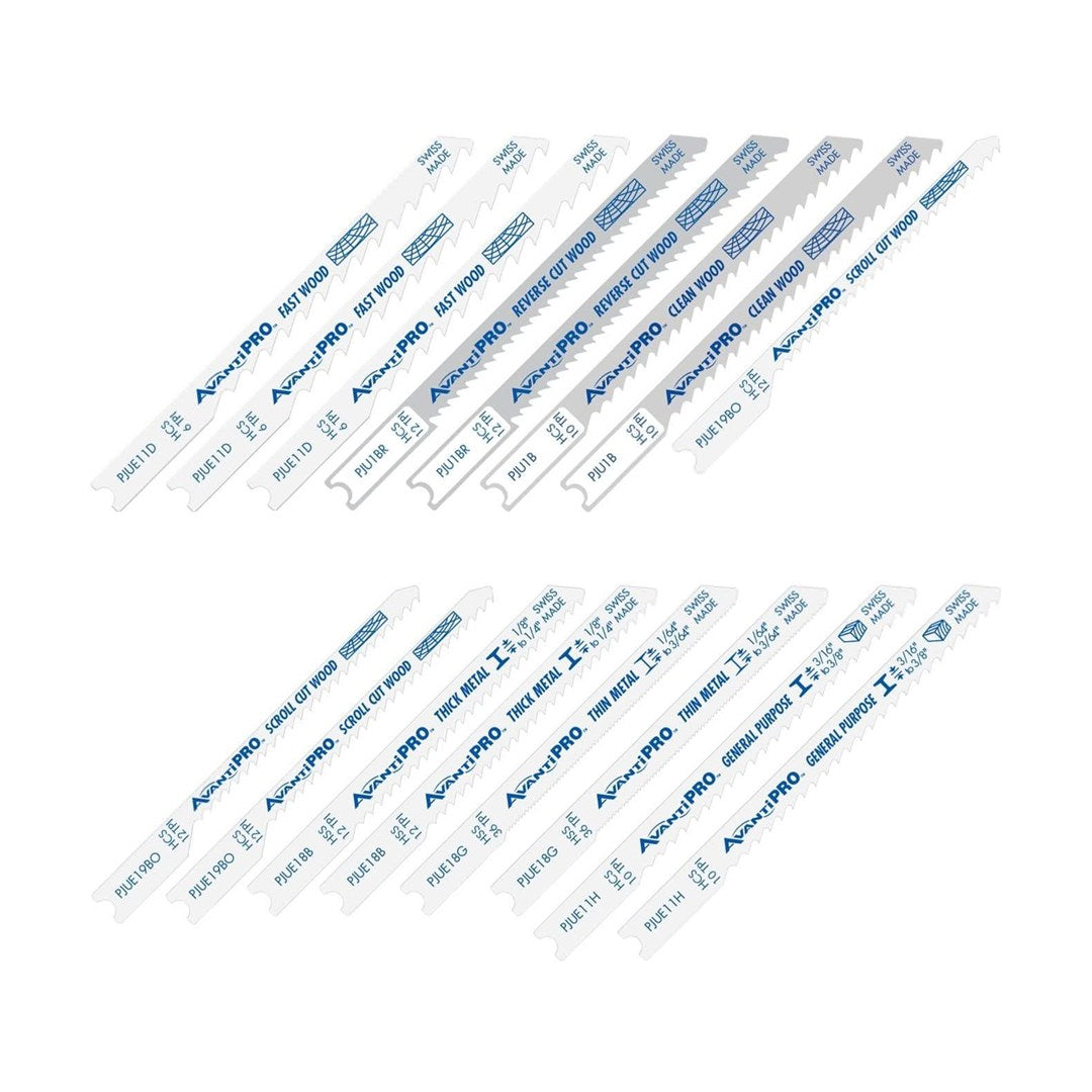 Avantipro U-Shank Jig Saw Blade Set