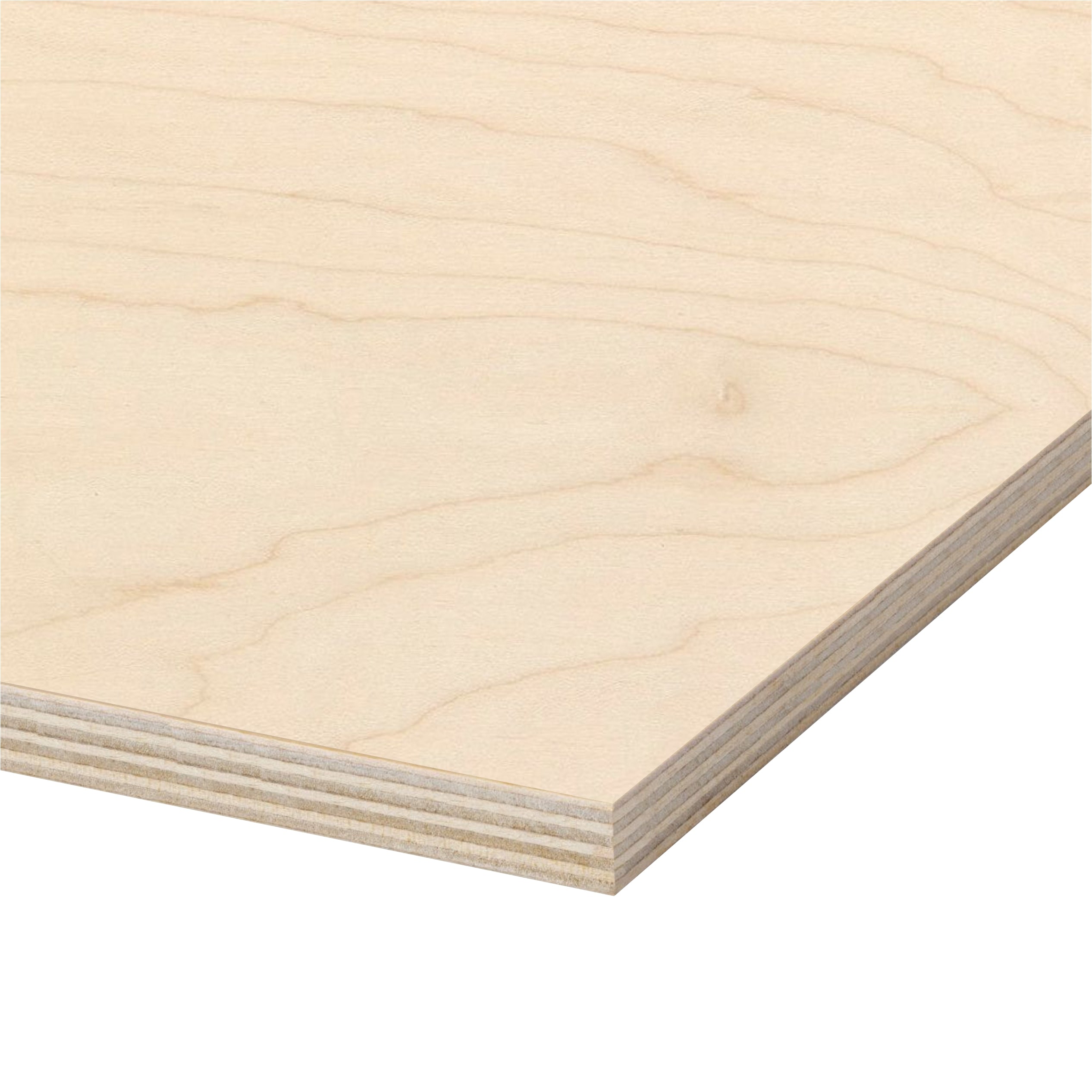 Maple Plywood, Rotary Cut Veneer 4 ft x 8 ft
