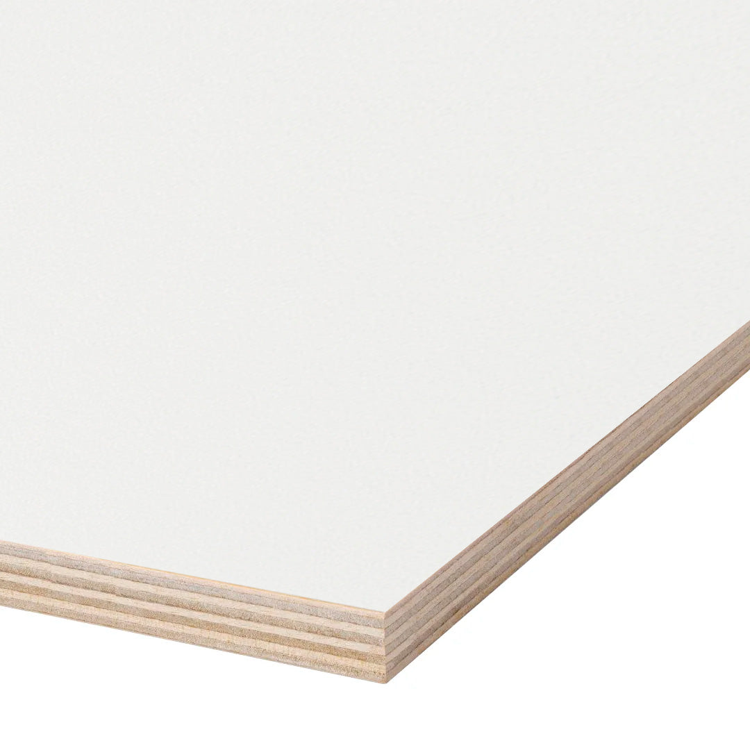 PLYWOOD LAMINATE WHITE 2S 1/2 4x8 [U]