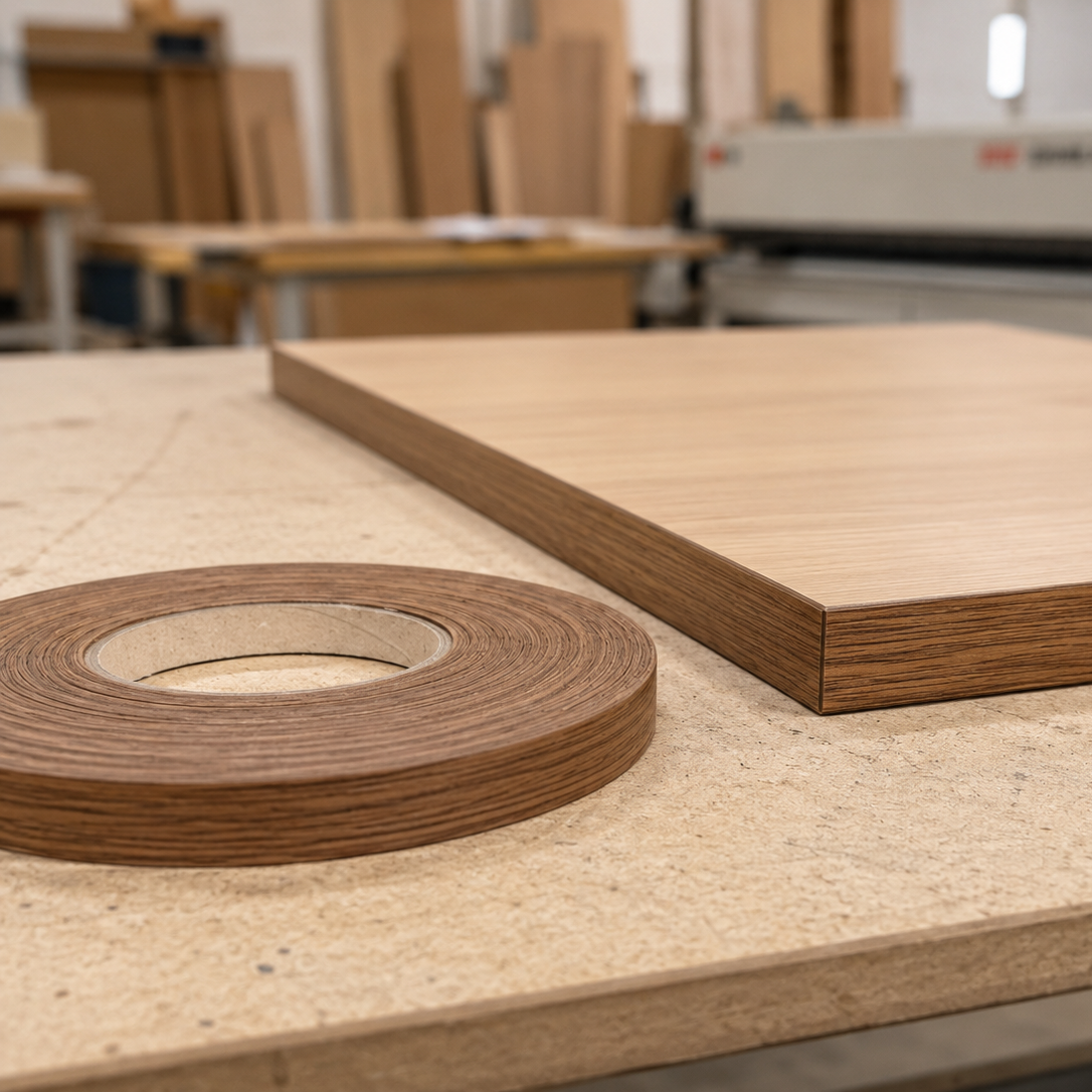 PVC Edge Teak 7/8" x 492' 0.8mm