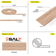 Sonoma PVC Edge Banding (328 ft x 1 mm)