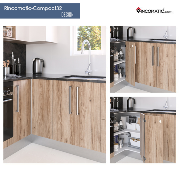 CORNER HINGE COMPACT32 30'' SILVER