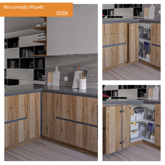 CORNER HINGE RINCOPLUS40 30'' SILVER