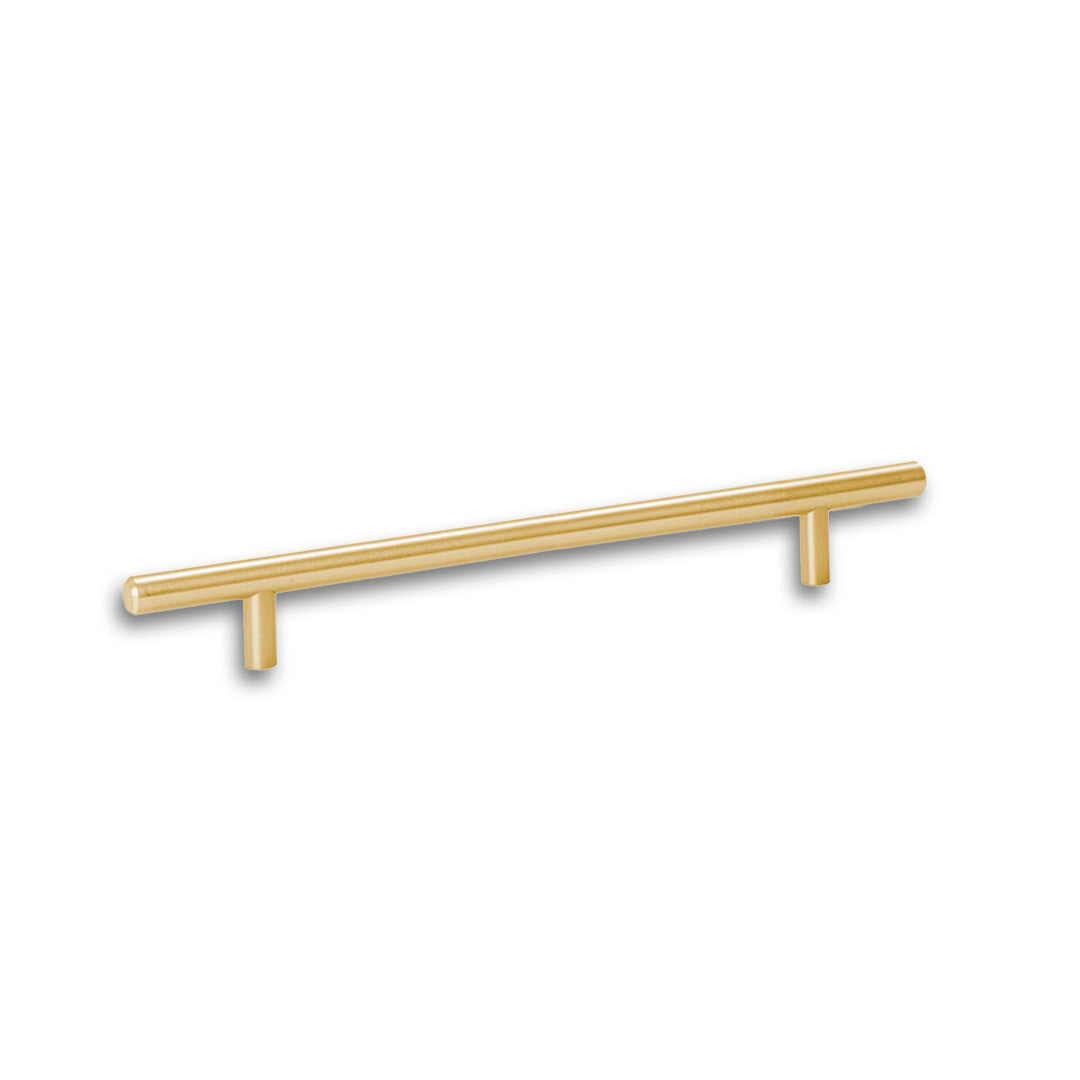 HANDLE BAR 9520 SERIES C/C 7" O/A 10" SATIN BRASS