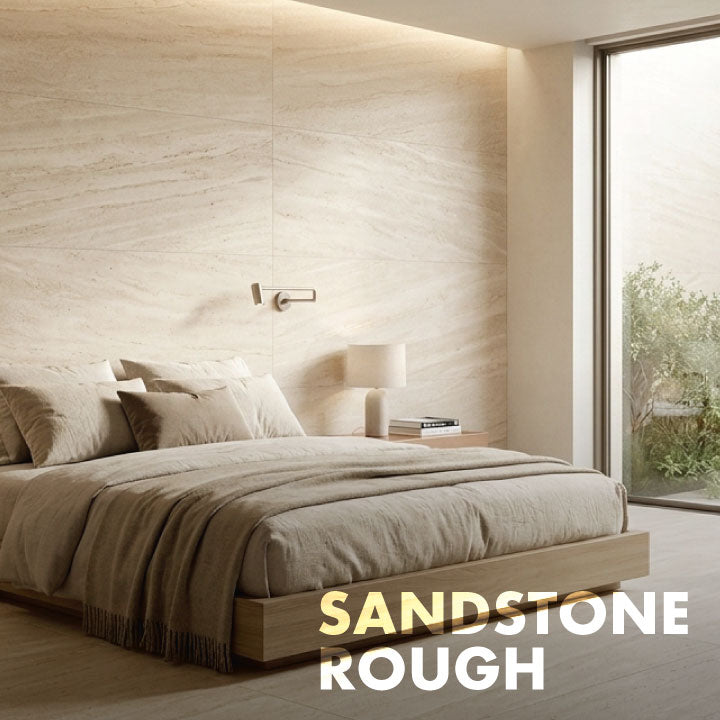 FLEXIBLE WALL PANEL SANDSTONE ROUGH 48X96" 5MM