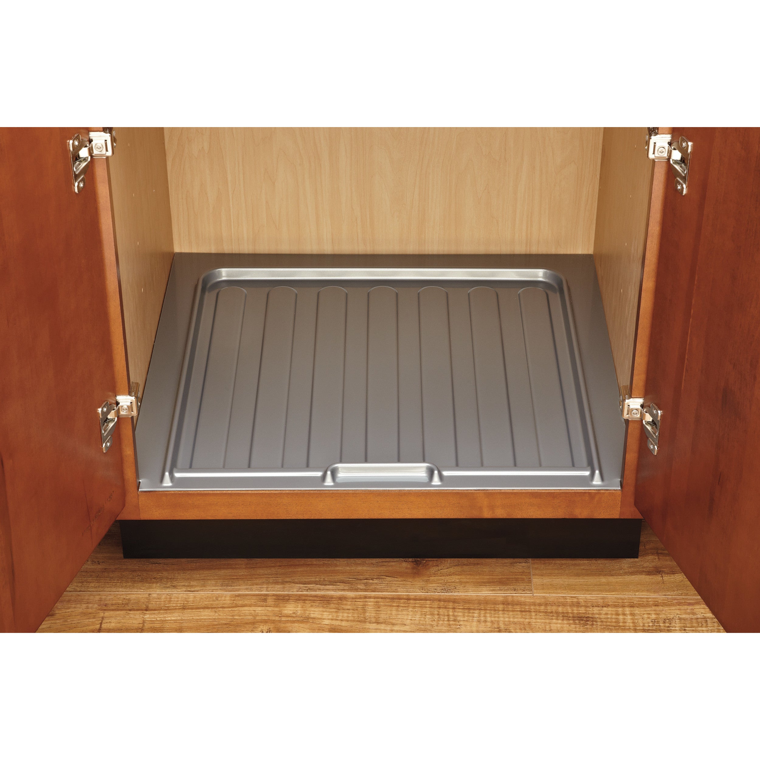 Vanity Drip Tray 33/36" silver hi impact