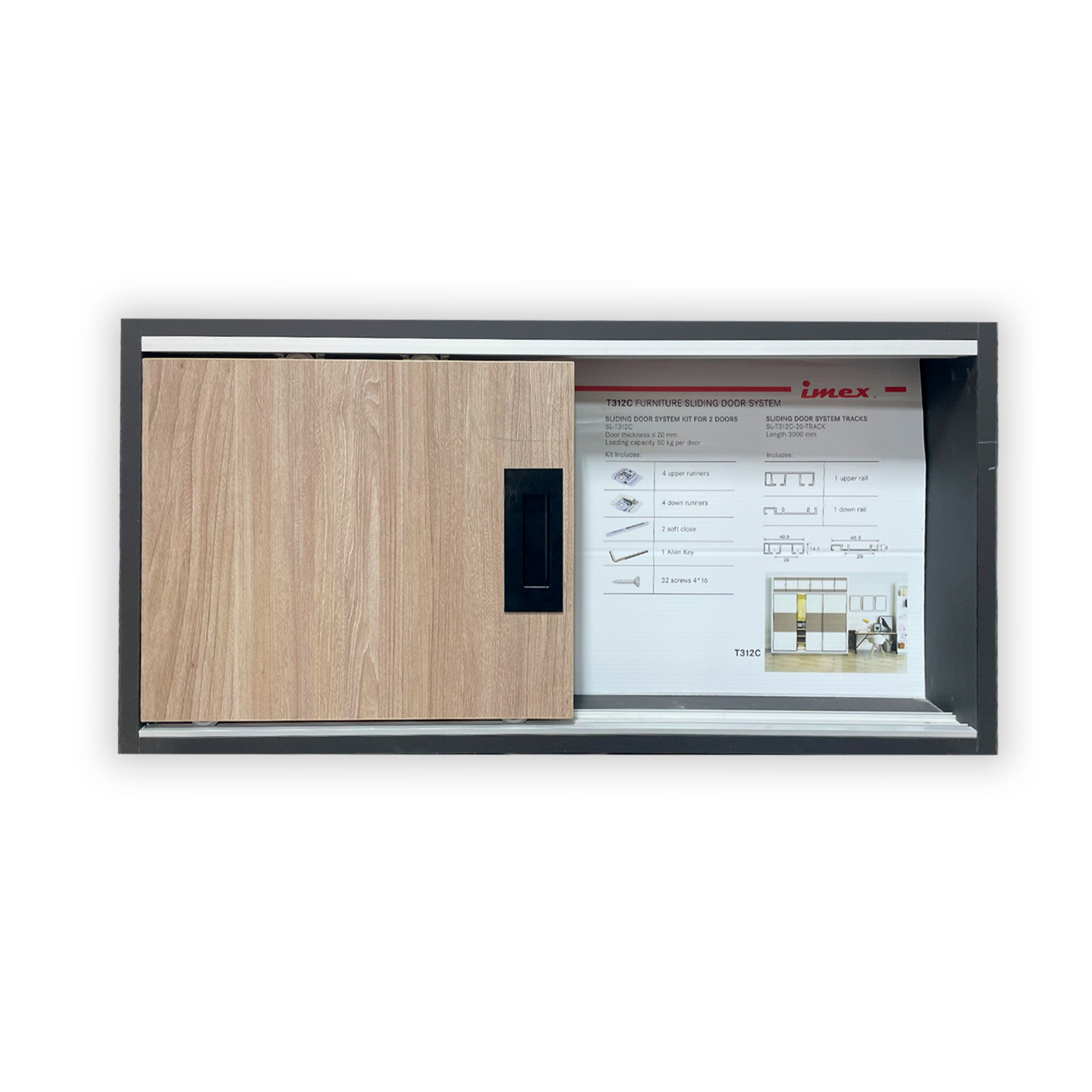 SLIDING DOOR SYSTEM TRACKS 3M