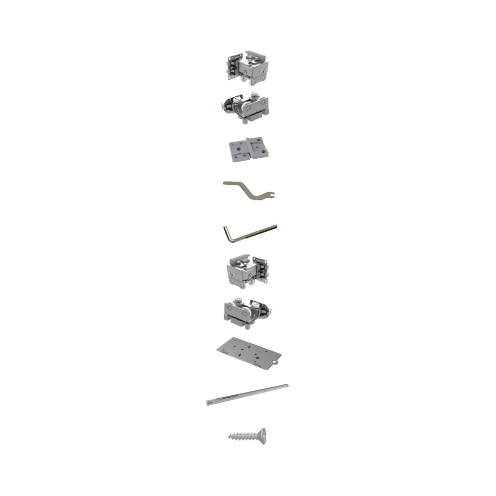 FOLD-SLIDE SYSTEM KIT FOR 2 16MM 20KG