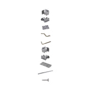 FOLD-SLIDE SYSTEM KIT FOR 2 16MM 20KG