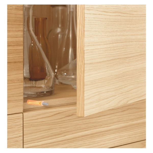 TIP-ON for doors - depth adjustable Large door Silk White V1SEIW