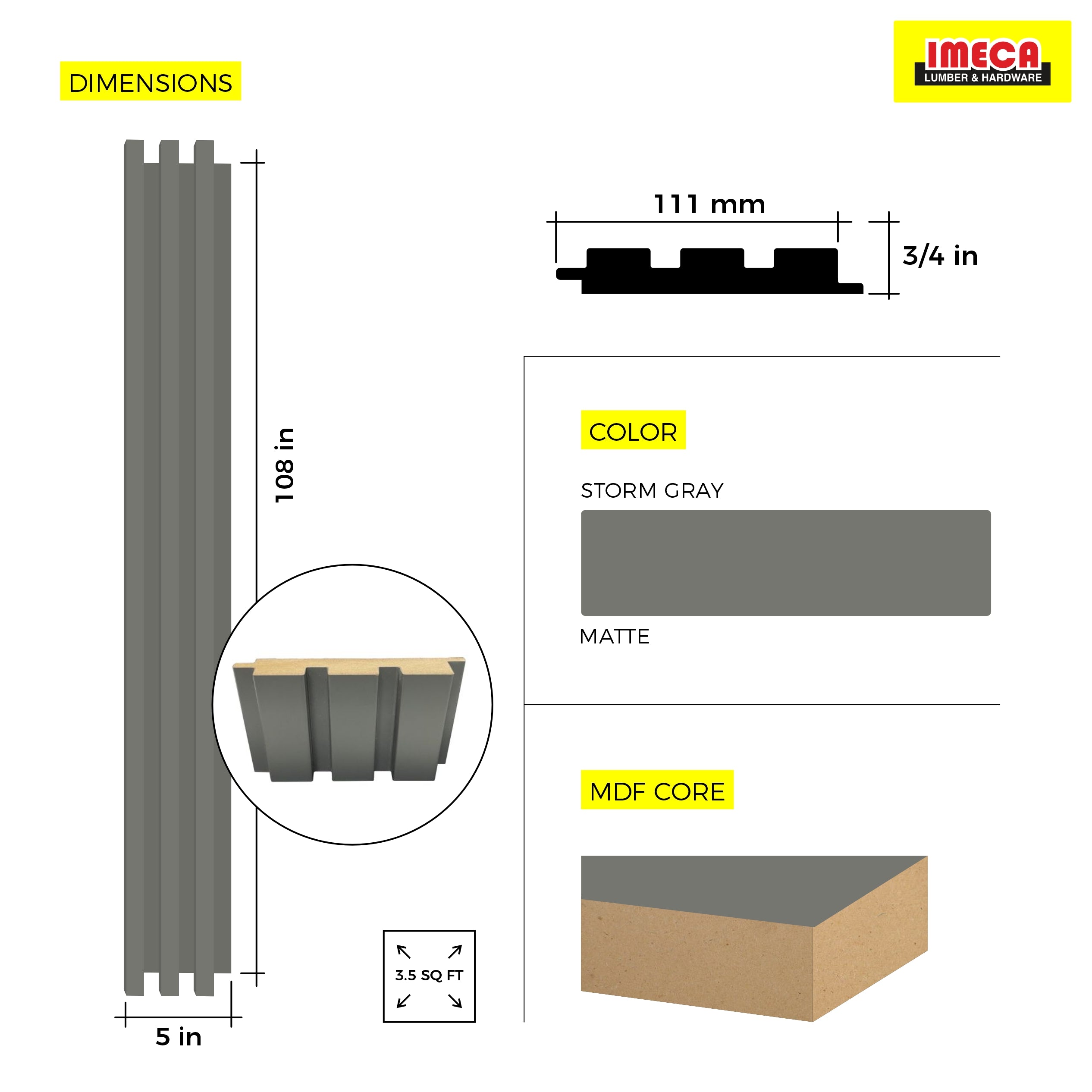 WOOD PANEL MATT SOFT TOUCH FIRTINA STORM GREY-726 5